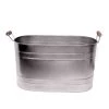 Maison Tilleul Pots, Cache-pots Et Jardinières D'extérieur Jardinière Ovale En Métal Gris -Parasols Soldes Magasin jardiniere ovale en metal gris
