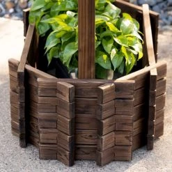 Outsunny Pots, Cache-pots Et Jardinières D'extérieur Jardinière Potager Carré Avec Toit - Bois Sapin Traité Carbonisation 10 Outsunny Pots, Cache-pots Et Jardinières D'extérieur Jardinière Potager Carré Avec Toit - Bois Sapin Traité Carbonisation -Parasols Soldes Magasin jardiniere potager carre avec toit bois sapin traite carbonisation 3