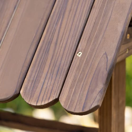 Outsunny Pots, Cache-pots Et Jardinières D'extérieur Jardinière Potager Carré Avec Toit - Bois Sapin Traité Carbonisation 7 Outsunny Pots, Cache-pots Et Jardinières D'extérieur Jardinière Potager Carré Avec Toit - Bois Sapin Traité Carbonisation – Image 5