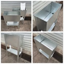 LP Design Pots, Cache-pots Et Jardinières D'extérieur Jardinière Potager En Acier Galvanisé Design Bords Droits -Parasols Soldes Magasin jardiniere potager en acier galvanise design bords droits 1