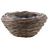 Aubry Gaspard Pots, Cache-pots Et Jardinières D'extérieur Jardinière Ronde En Poelet Gris, Diamètre 27 Cm -Parasols Soldes Magasin jardiniere ronde en poelet gris diametre 27 cm