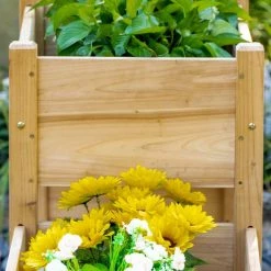 Outsunny Pots, Cache-pots Et Jardinières D'extérieur Jardinière Sur Pieds 2 étages Bois Sapin Pré-huilé -Parasols Soldes Magasin jardiniere sur pieds 2 etages bois sapin pre huile 3