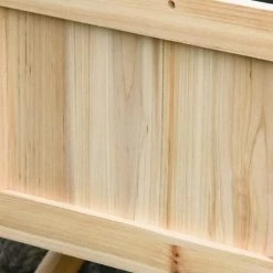 Outsunny Pots, Cache-pots Et Jardinières D'extérieur Jardinière Sur Pieds Avec étagère 6 Compartiments Bois Sapin Pré-huilé -Parasols Soldes Magasin jardiniere sur pieds avec etagere 6 compartiments bois sapin pre huile 4