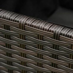 Outsunny Pots, Cache-pots Et Jardinières D'extérieur Jardinière Sur Pieds Avec étagère - Résine Tressée Aspect Rotin Marron -Parasols Soldes Magasin jardiniere sur pieds avec etagere resine tressee aspect rotin marron 4