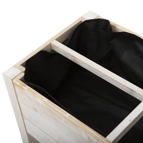 Outsunny Pots, Cache-pots Et Jardinières D'extérieur Jardinière Sur Pieds Potager Bois Sapin Blanc Effet Vieilli 6 Outsunny Pots, Cache-pots Et Jardinières D'extérieur Jardinière Sur Pieds Potager Bois Sapin Blanc Effet Vieilli – Image 4