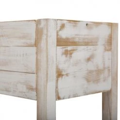 Outsunny Pots, Cache-pots Et Jardinières D'extérieur Jardinière Sur Pieds Potager Bois Sapin Blanc Effet Vieilli 12 Outsunny Pots, Cache-pots Et Jardinières D'extérieur Jardinière Sur Pieds Potager Bois Sapin Blanc Effet Vieilli -Parasols Soldes Magasin jardiniere sur pieds potager bois sapin blanc effet vieilli 4