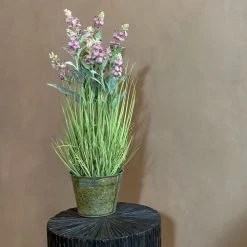 Pirouette Paris Plantes D'intérieur Et Fleurs D'intérieur Lavande Artificielle H65cm -Parasols Soldes Magasin lavande artificielle h65cm 2