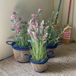 Pirouette Paris Plantes D'intérieur Et Fleurs D'intérieur Lavande Artificielle H65cm -Parasols Soldes Magasin lavande artificielle h65cm 3