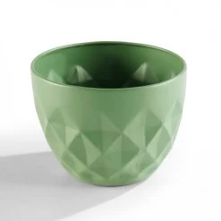 Oviala Pots, Cache-pots Et Jardinières D'extérieur Lot De 2 Caches Pots En Métal Vert Cactus -Parasols Soldes Magasin lot de 2 caches pots en metal vert cactus 3