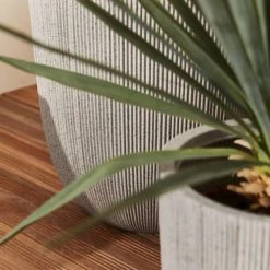 Alice's Garden Pots, Cache-pots Et Jardinières D'extérieur Lot De 3 Caches Pots, Vases En Plastique -Parasols Soldes Magasin lot de 3 caches pots vases en plastique 2