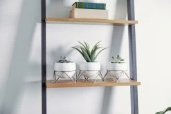 Umbra Pots, Cache-pots Et Jardinières D'extérieur Lot De 3 Pots Potsy Céramique Blanc -Parasols Soldes Magasin lot de 3 pots potsy ceramique blanc 4