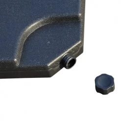 Outsunny Parasols Lot De 4 Poids De Lestage Carré -Parasols Soldes Magasin lot de 4 poids de lestage carre 5