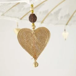 Maisons Du Monde Parasols Ombrelle En Coton écru Motifs Dorés -Parasols Soldes Magasin ombrelle en coton ecru motifs dores 1000 1 24 189075 4