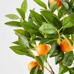 Oviala Plantes D'intérieur Et Fleurs D'intérieur Oranger Artificiel -Parasols Soldes Magasin oranger artificiel 2