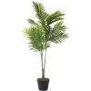The Home Deco Factory Plantes D'intérieur Et Fleurs D'intérieur Palmier Artificiel En Pot 120 Cm