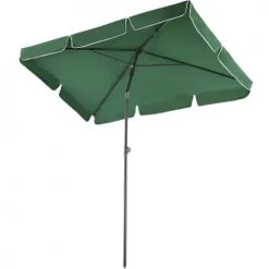 Tectake Parasols Parasol 200 X 125 Cm Vert -Parasols Soldes Magasin parasol 200 x 125 cm vert 1