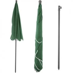 Tectake Parasols Parasol 200 X 125 Cm Vert -Parasols Soldes Magasin parasol 200 x 125 cm vert 3