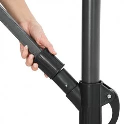 Tectake Parasols Parasol 350 Cm Avec Housse De Protection Rouge -Parasols Soldes Magasin parasol 350 cm avec housse de protection rouge 4