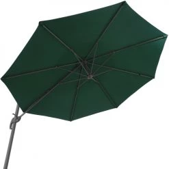 Tectake Parasols Parasol DARIA 300 Cm Avec Pied Déporté Et Housse De Protection Vert -Parasols Soldes Magasin parasol daria 300 cm avec pied deporte et housse de protection vert 2