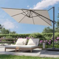 Platinum Parasols Parasol Déporté 2m70 X 2m70 - Voyager T2 -Parasols Soldes Magasin parasol deporte 2m70 x 2m70 voyager t2 2