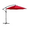 Mobili Rebecca Parasols Parasol Déporté 3x3 M En Acier Et Polyester Rouge -Parasols Soldes Magasin parasol deporte 3x3 m en acier et polyester rouge
