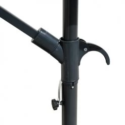 Mobili Rebecca Parasols Parasol Déporté 3x3 M En Acier Et Polyester Rouge -Parasols Soldes Magasin parasol deporte 3x3 m en acier et polyester rouge 5