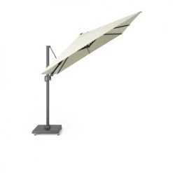 Arbonie Parasols Parasol Déporté 3x3m Taupe -Parasols Soldes Magasin parasol deporte 3x3m taupe 4