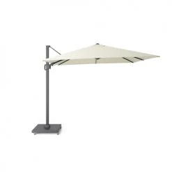 Arbonie Parasols Parasol Déporté 3x3m Taupe -Parasols Soldes Magasin parasol deporte 3x3m taupe 5