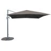 Sunnydays Parasols Parasol Déporté Avec Manivelle Gris Anthracite - 300x300cm