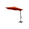 Concept Usine Parasols Parasol Déporté Avec Ouverture Innovante Ø 3m Terracotta -Parasols Soldes Magasin parasol deporte avec ouverture innovante oe 3m terracotta