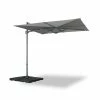 Alice's Garden Parasols Parasol Déporté Carré 250 X 250 Cm En Aluminium Gris -Parasols Soldes Magasin parasol deporte carre 250 x 250 cm en aluminium gris