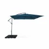 Alice's Garden Parasols Parasol Déporté Carré 3x3m Hardelot Bleu Canard