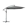 Cémonjardin Parasols Parasol Déporté Carré Anthracite En Polyester -Parasols Soldes Magasin parasol deporte carre anthracite en polyester