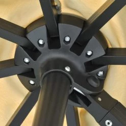 Outsunny Parasols Parasol Déporté Carré Inclinable Pivotant 360° Beige -Parasols Soldes Magasin parasol deporte carre inclinable pivotant 3600 beige 5