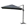 Outsunny Parasols Parasol Déporté Carré Inclinable Pivotant 360° Gris -Parasols Soldes Magasin parasol deporte carre inclinable pivotant 3600 gris