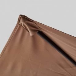 Oviala Parasols Parasol Déporté En Aluminium Taupe -Parasols Soldes Magasin parasol deporte en aluminium taupe 4