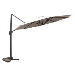 Concept Usine Parasols Parasol Déporté Et Rotatif D 3,5 M écru