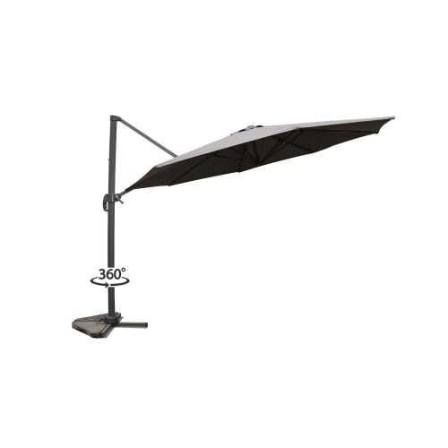 Concept Usine Parasols Parasol Déporté Et Rotatif D 3,5 M Gris 7 Concept Usine Parasols Parasol Déporté Et Rotatif D 3,5 M Gris – Image 5