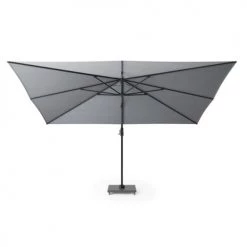 Platinum Parasols Parasol Déporté Inclinable 4x3m Manhattan (gris Clair) -Parasols Soldes Magasin parasol deporte inclinable 4x3m manhattan gris clair 1