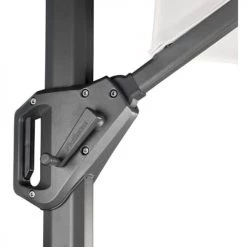 Platinum Parasols Parasol Déporté Inclinable 4x3m Manhattan (gris Clair) -Parasols Soldes Magasin parasol deporte inclinable 4x3m manhattan gris clair 2