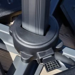 Kerama Parasols Parasol Déporté Inclinable Blanc D3m -Parasols Soldes Magasin parasol deporte inclinable blanc d3m 5