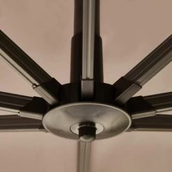 Kerama Parasols Parasol Déporté Inclinable Gris Anthracite D3m -Parasols Soldes Magasin parasol deporte inclinable gris anthracite d3m 4