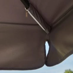 Kerama Parasols Parasol Déporté Inclinable Gris Anthracite D3m -Parasols Soldes Magasin parasol deporte inclinable gris anthracite d3m 5