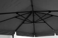 Kerama Parasols Parasol Déporté Inclinable Gris D3m -Parasols Soldes Magasin parasol deporte inclinable gris d3m 4