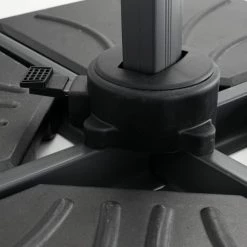 Kerama Parasols Parasol Déporté Inclinable Marron D3m -Parasols Soldes Magasin parasol deporte inclinable marron d3m 4