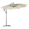 Outsunny Parasols Parasol Déporté Octogonal Crème -Parasols Soldes Magasin parasol deporte octogonal creme