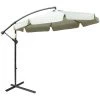 Outsunny Parasols Parasol Déporté Octogonal Inclinable Acier époxy Polyester Crème -Parasols Soldes Magasin parasol deporte octogonal inclinable acier epoxy polyester creme