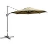 Outsunny Parasols Parasol Déporté Octogonal Inclinable Pivotant 360° Polyester Kaki -Parasols Soldes Magasin parasol deporte octogonal inclinable pivotant 3600 polyester kaki