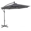 Outsunny Parasols Parasol Déporté Octogonal Parasol LED Inclinable Gris -Parasols Soldes Magasin parasol deporte octogonal parasol led inclinable gris