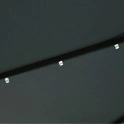 Outsunny Parasols Parasol Déporté Octogonal Parasol LED Inclinable Gris 11 Outsunny Parasols Parasol Déporté Octogonal Parasol LED Inclinable Gris -Parasols Soldes Magasin parasol deporte octogonal parasol led inclinable gris 3